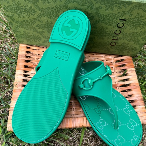 WOMEN'S THONG SANDAL WITH HORSEBIT - Picture 2 of 2